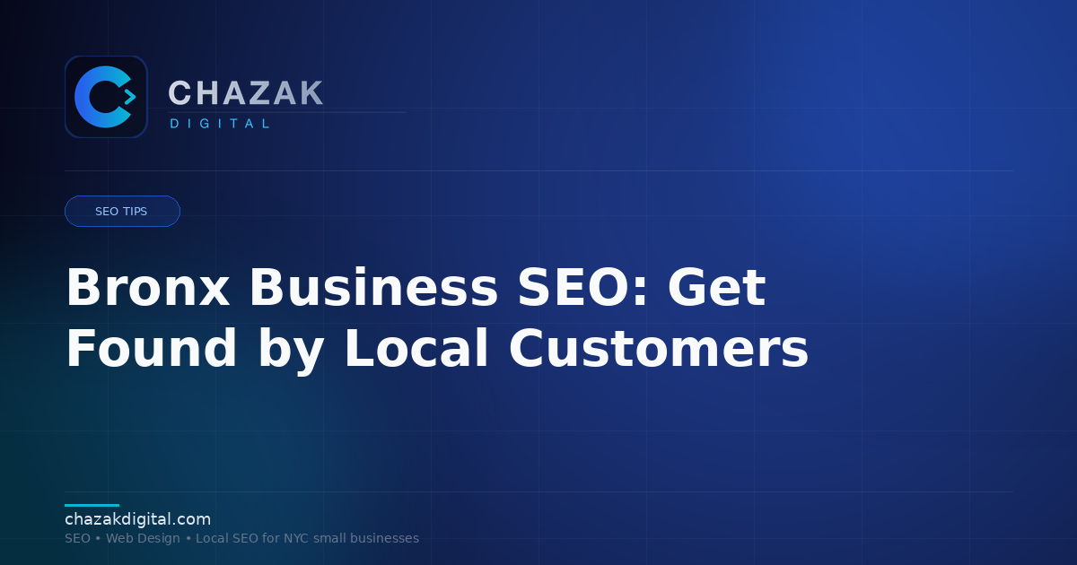 Bronx Business SEO: Get Found by Local Customers