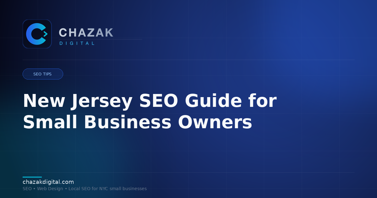 New Jersey SEO Guide for Small Business Owners